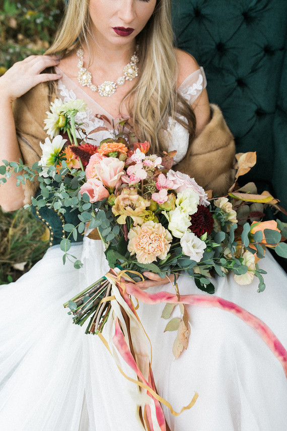 Fall bridal bouquet