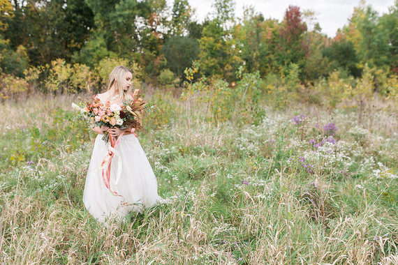 Romantic caramel color wedding inspiration