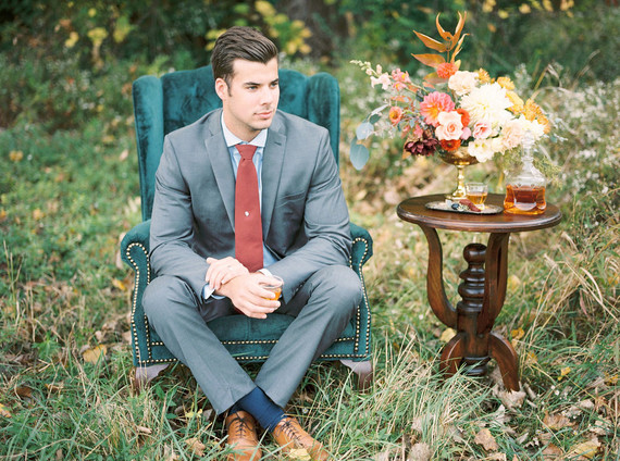 Fall groom attire