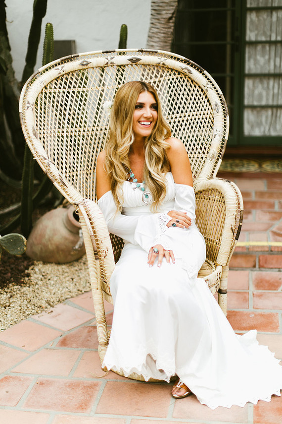Boho wedding dress