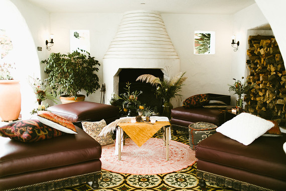 Bohemian wedding at Casa Romantica