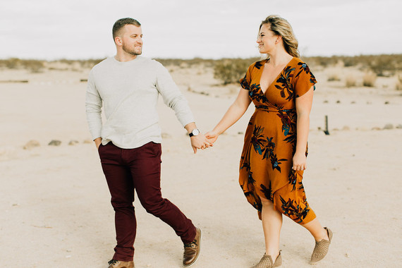 Desert engagement shoot