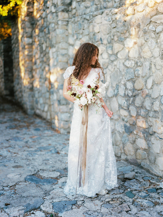 Romantic bridal portrait