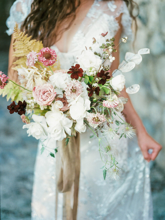 Romantic bridal bouquet