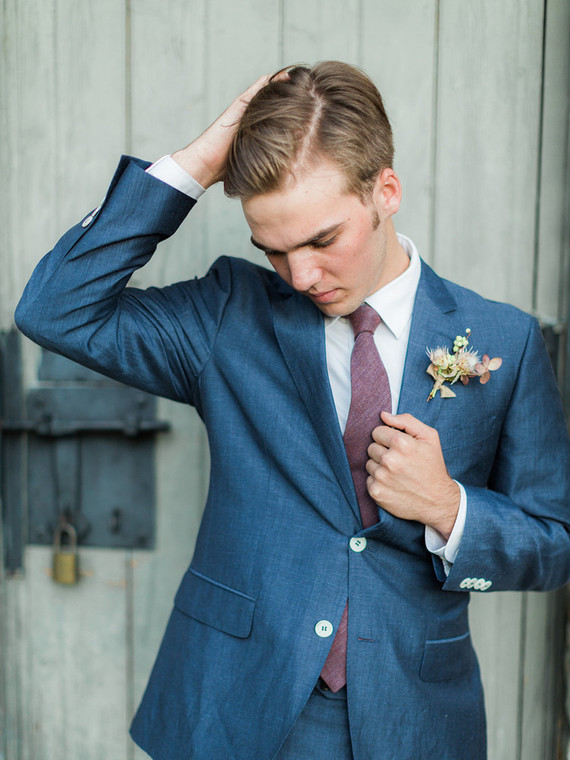 Urban Sartorial groom suit