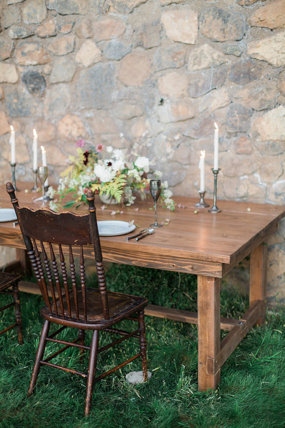 Romantic tablescape