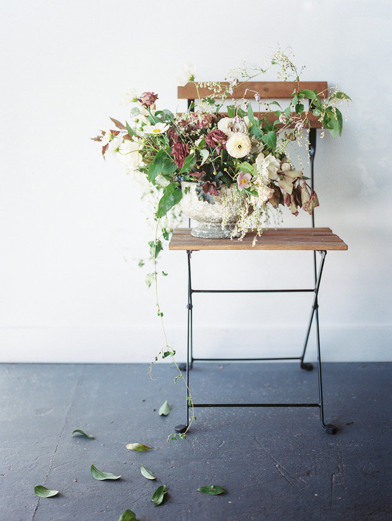 Romantic wedding flowers