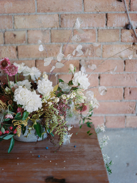 Romantic wedding flowers