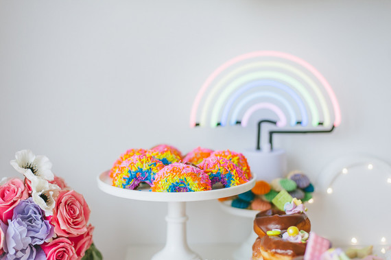 Rainbow girl's party