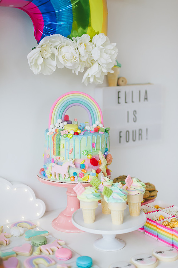 Rainbow girl's party Inspiration