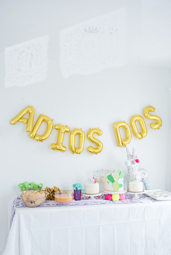 Modern cactus birthday party