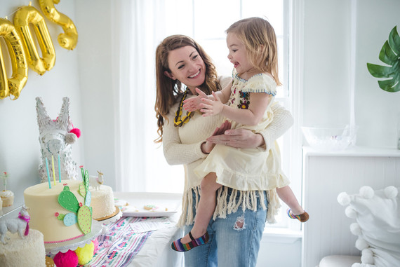 Modern cactus birthday party