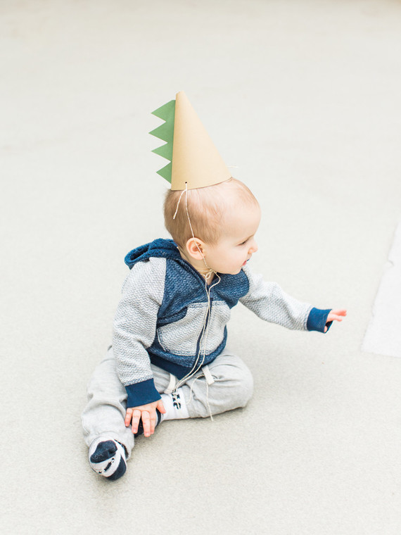 Modern dinosaur 1st birthday party