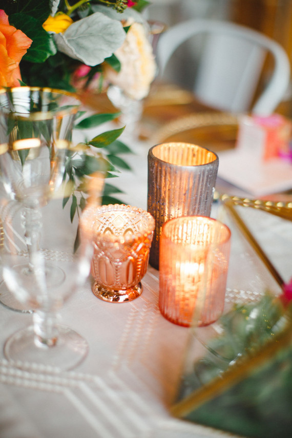 Bright floral baby shower