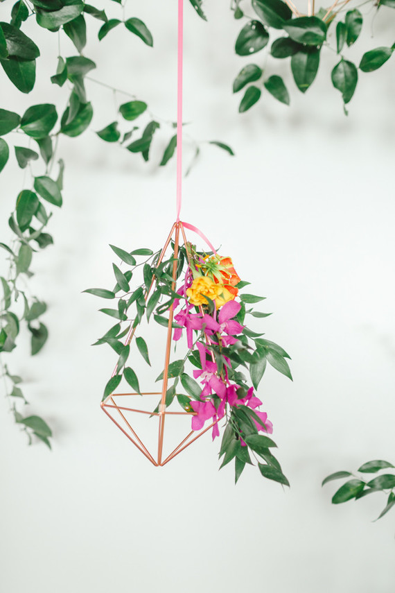 Bright floral baby shower