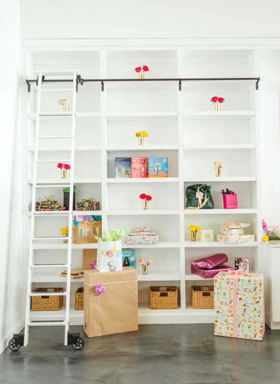 Bright floral baby shower