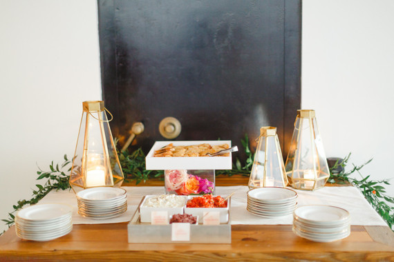 Bright floral baby shower