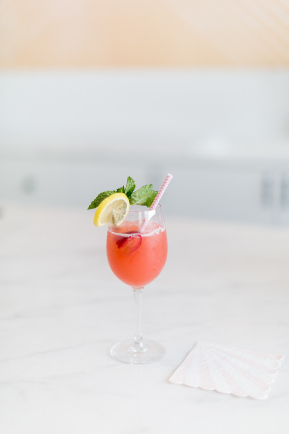 Bright floral baby shower