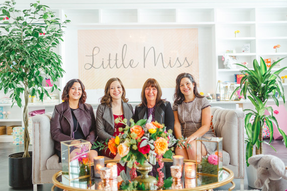 Bright floral baby shower