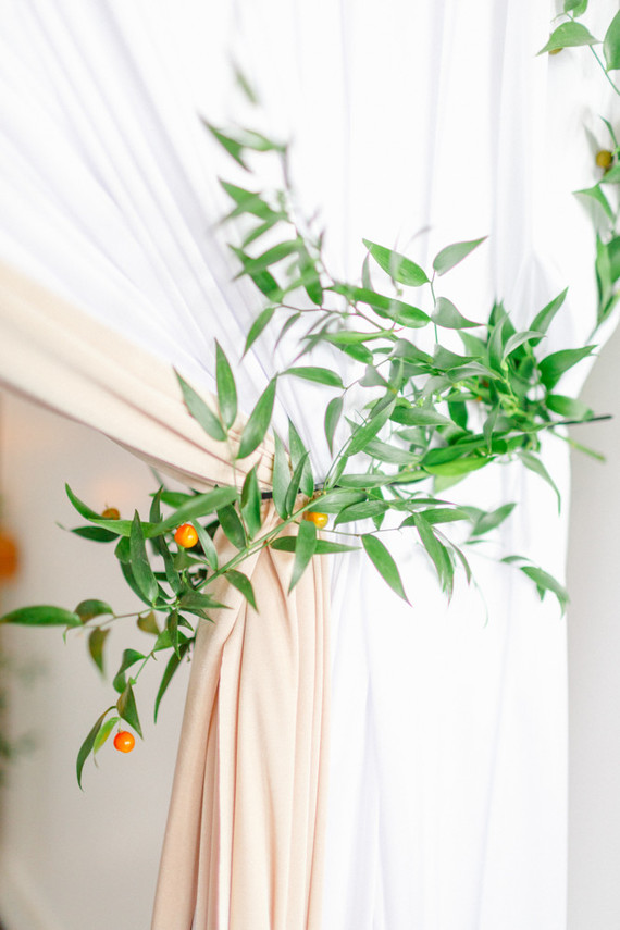 Bright floral baby shower