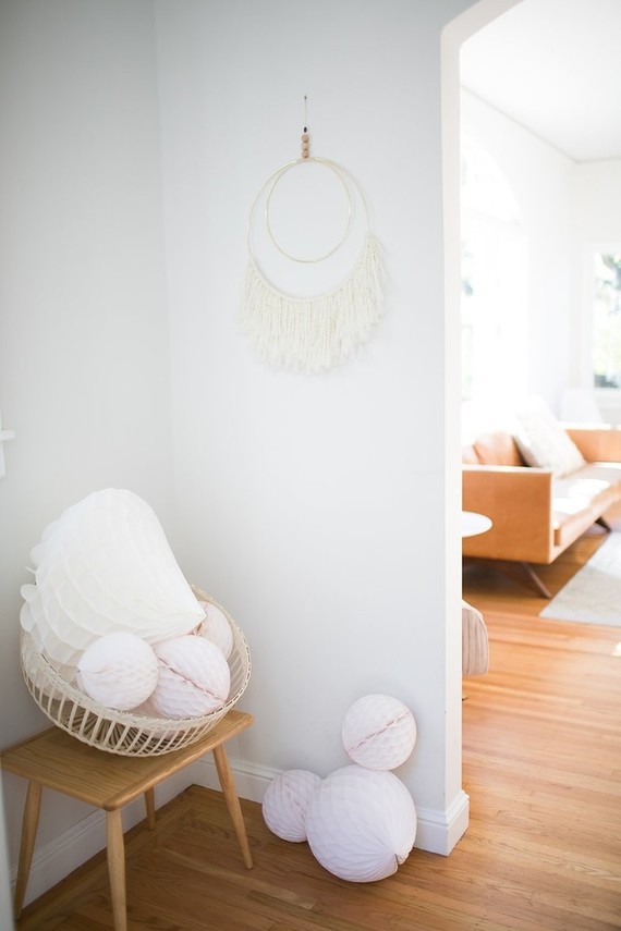 All white first birthday