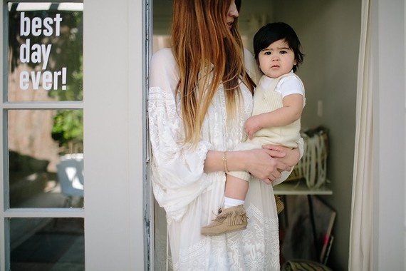 All white first birthday