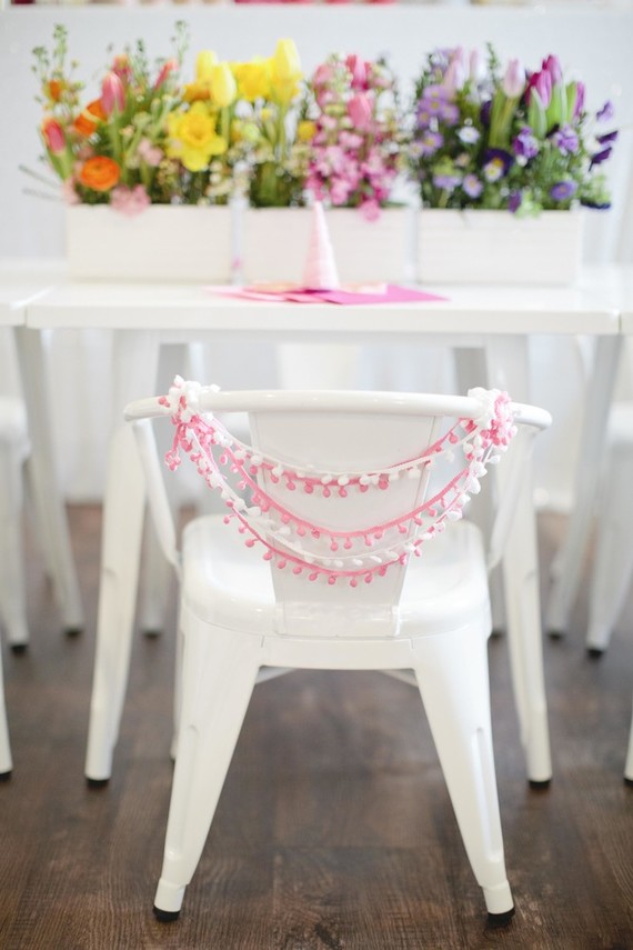 Spring floral unicorn birthday party