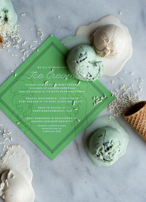 Ice cream baby shower