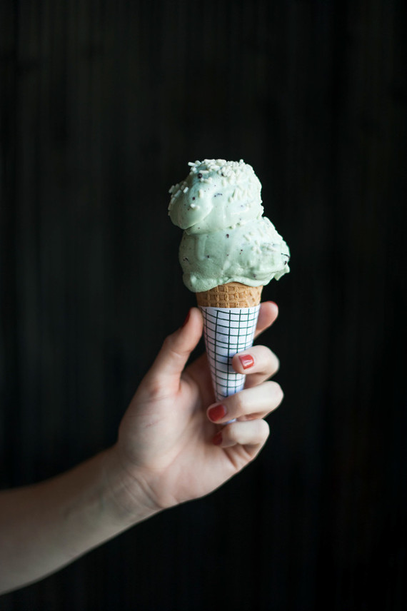 mint chip ice cream