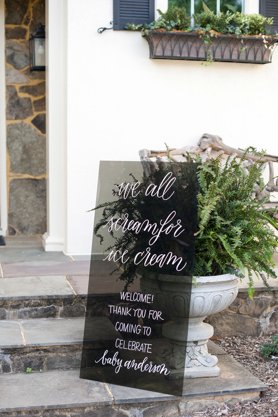 Ice cream baby shower