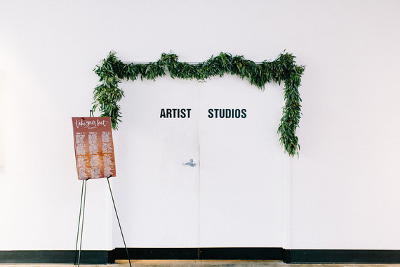Modern wedding at an Art Gallery