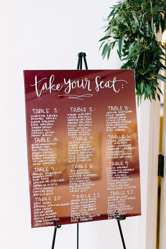 Seating chart Inspiration