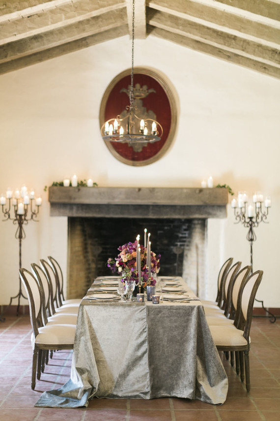 Grey tablescape