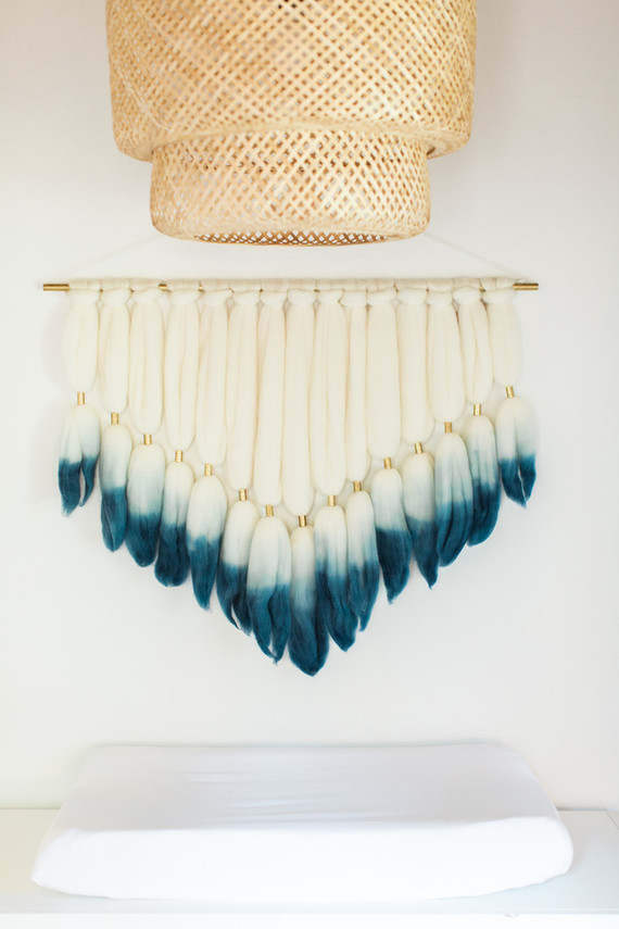 Indigo boho boy's nursery