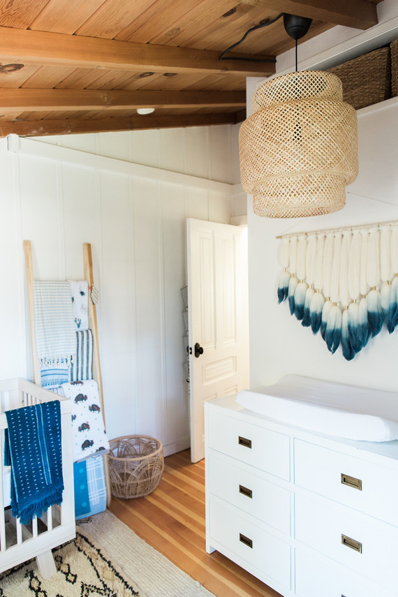 Indigo boho boy's nursery