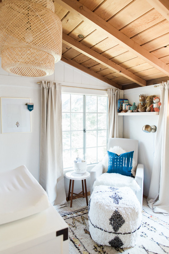 Indigo boho boy's nursery