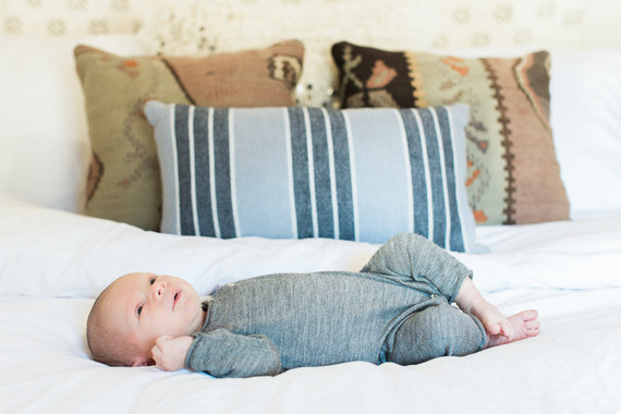 Indigo boho boy's nursery