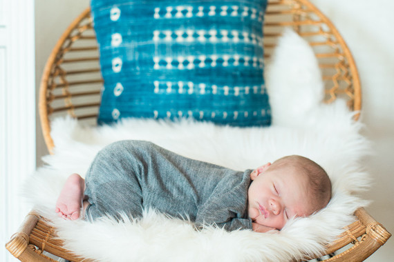 Indigo boho boy's nursery