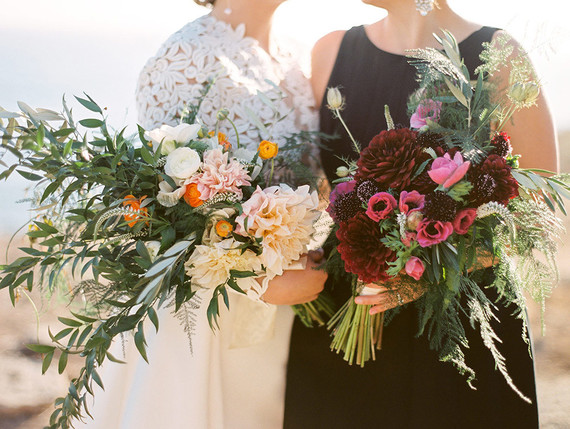 Modern bridal bouquet