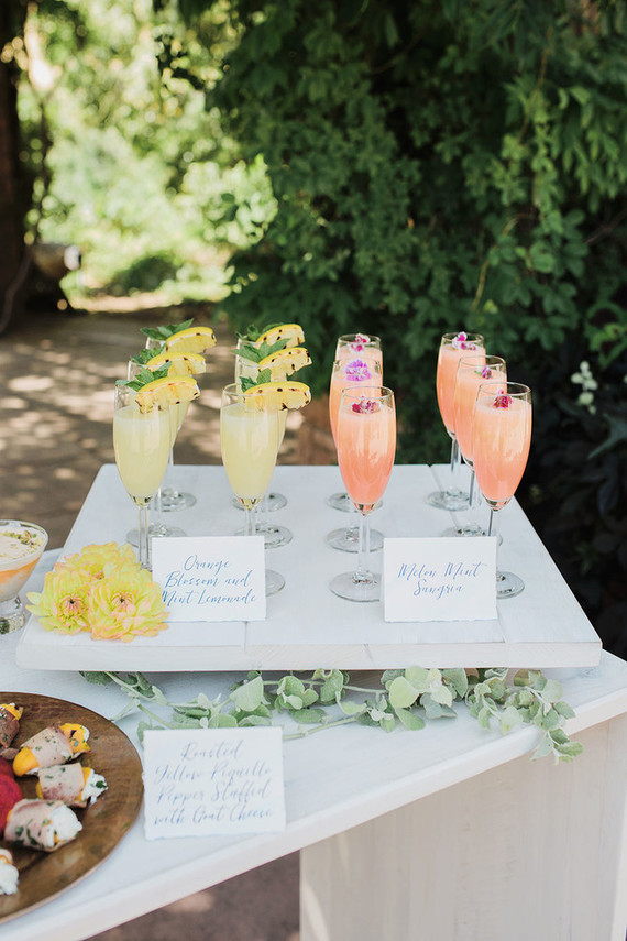 Mimosa bar Inspiration