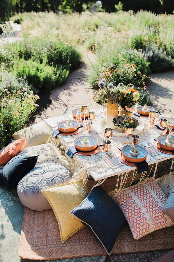 Boho bridal shower