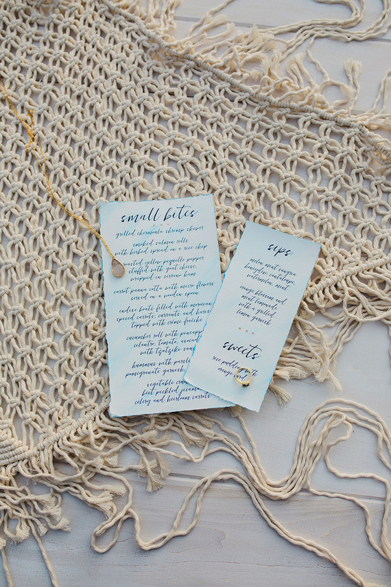 Desert oasis bridal shower