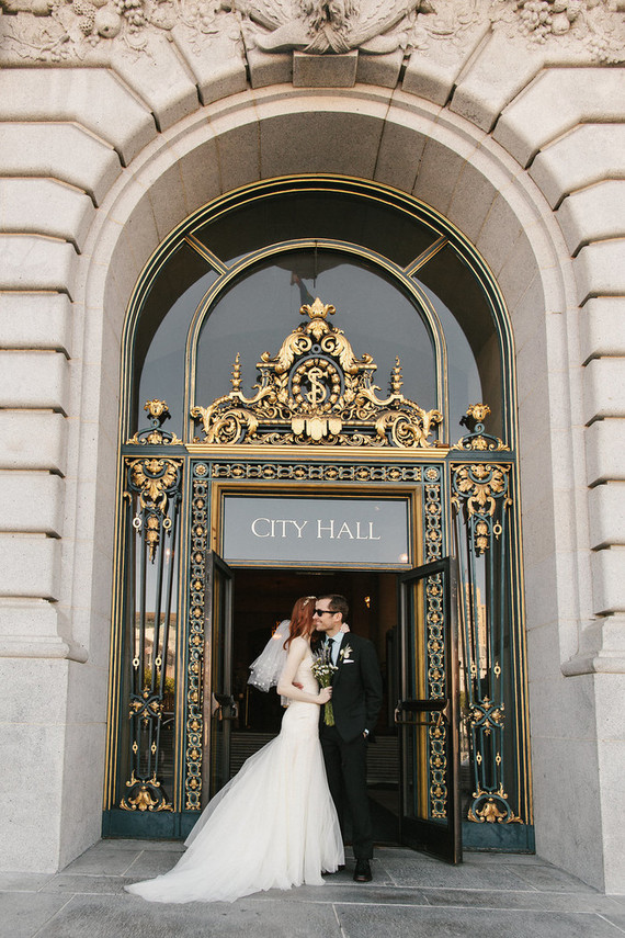 San Francisco City Hall elopement Inspiration