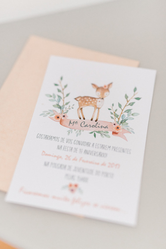 Floral Bambi 1st birthday