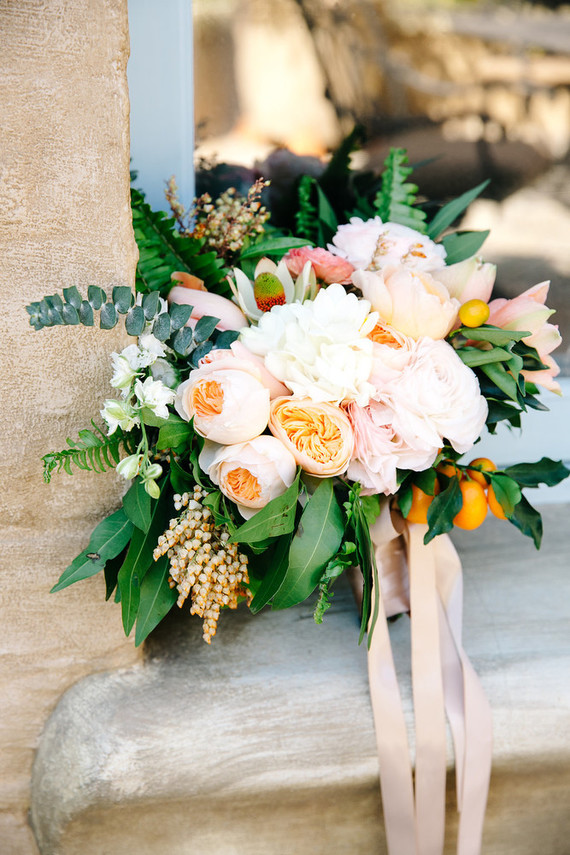 Desert inspired bridal bouquet