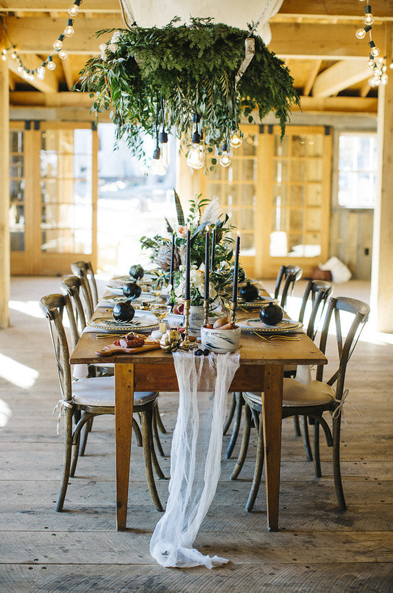Rustic tablescape