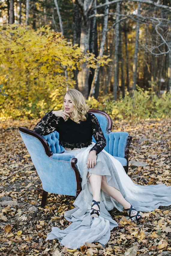 Black bridal fashion