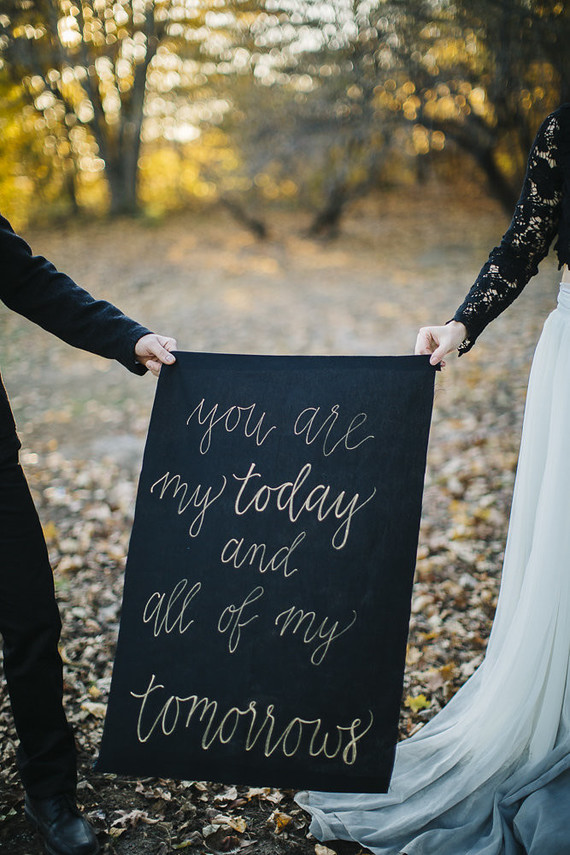 Wedding signage