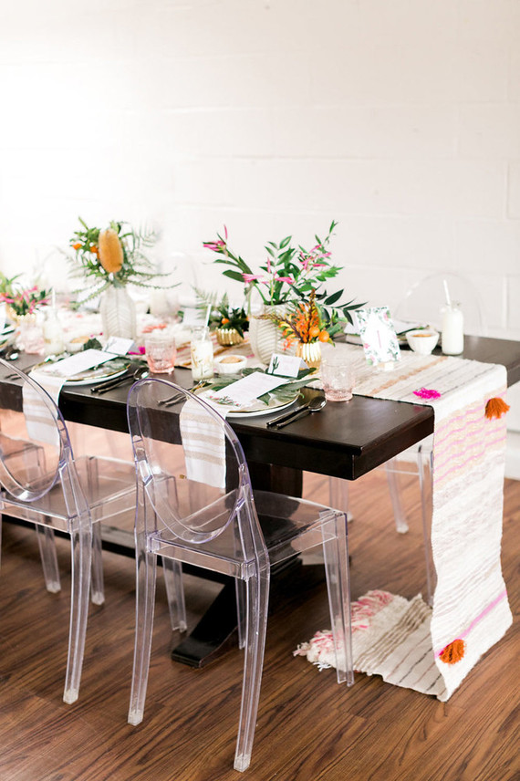 Modern tablescape