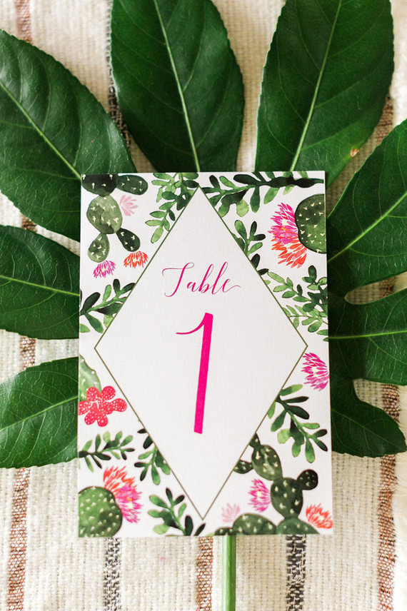 Table number